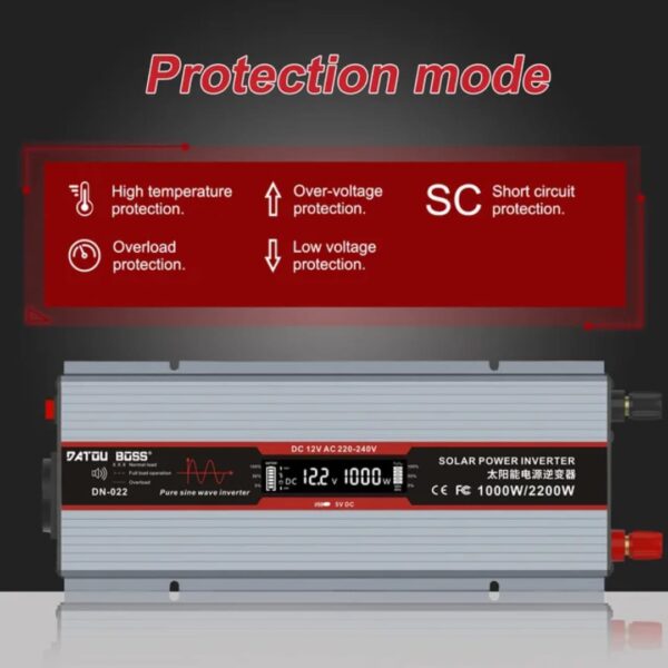 1200 wattCar Power Inverter Pure Sine wave - Image 8