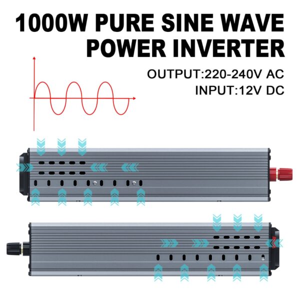 1200 wattCar Power Inverter Pure Sine wave - Image 6