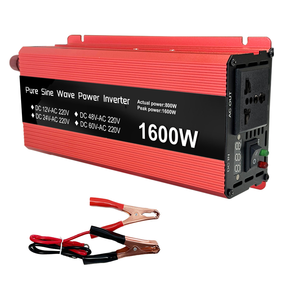 Pure Sine wave car inverter 800 watt peak power 1600 watt